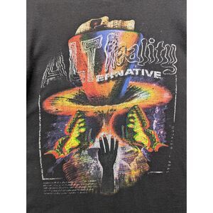 90s Teen Hearts Alternative Rock Shirt Mens M Grunge Punk Emo Metal VTG Black